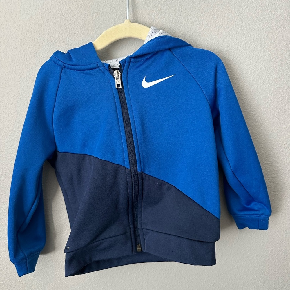 24 month Nike Two-Tone Blue Hoodie